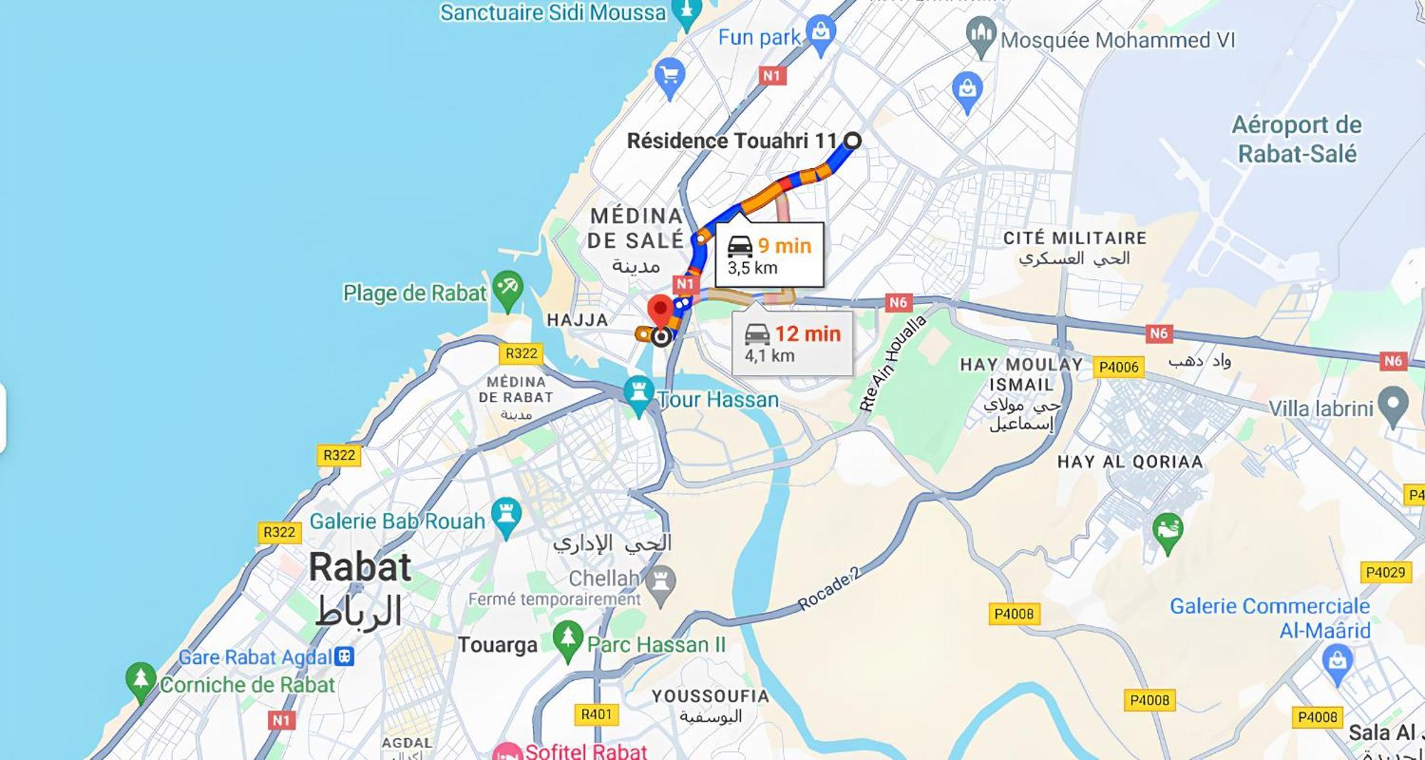 Confort Et Piscine, A 5 Min De Rabat Et Aeroport 塞尔 外观 照片